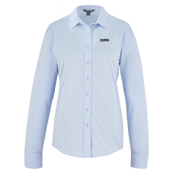 TATRA Eco Long Sleeve Knit Button Up Shirt-Women's