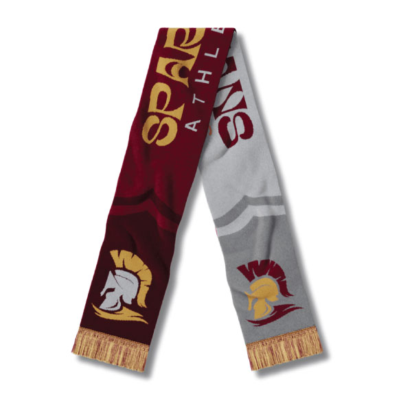 custom embroidered and printed scarves