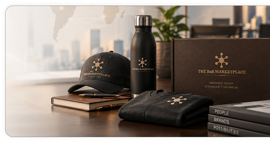Branded merchandise from The B2B Marketplace